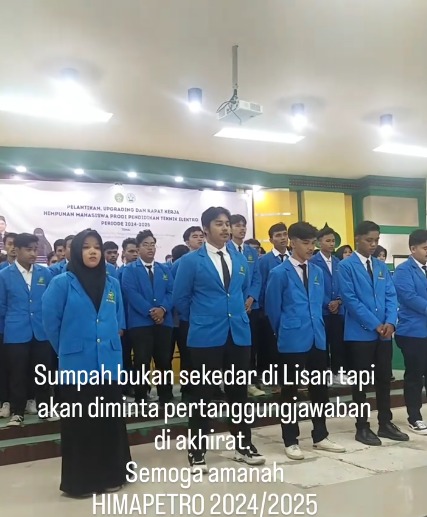 Perkuat Roda Organisasi, Himapetro UIN Ar-Raniry Gelar Pelantikan, Upgrading, dan Raker di Aula Rektorat